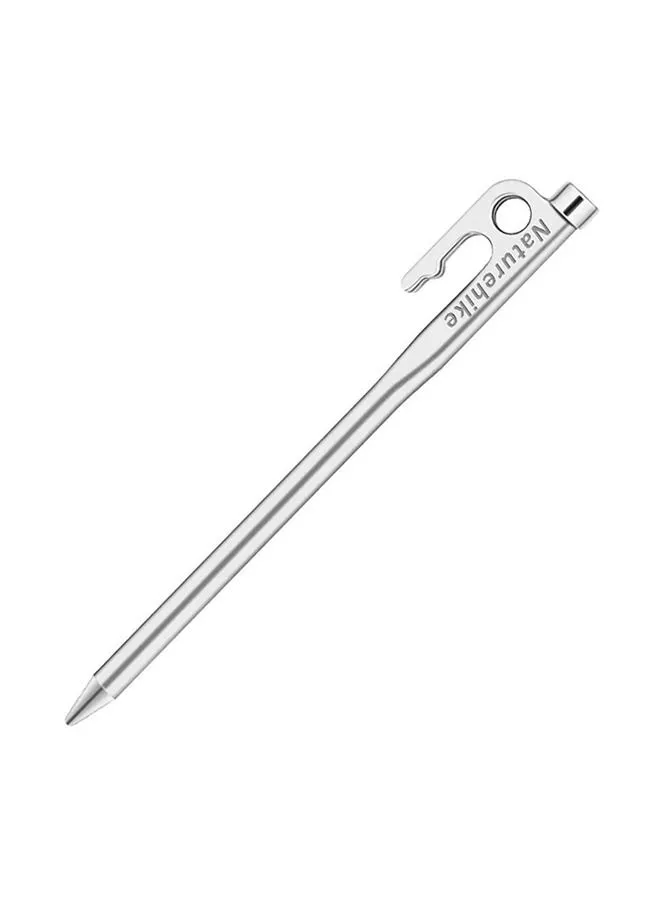 Naturehike Large Stainless STeel Tent Peg Silver/25cm