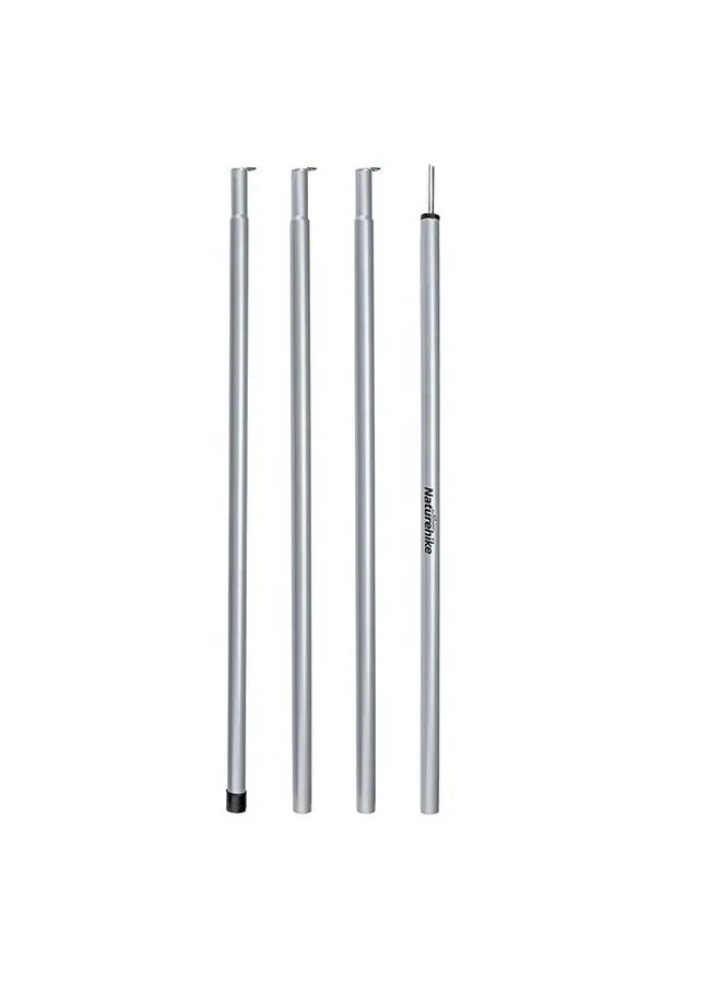 Naturehike 4Section2.2Meters Steel Canopy Poles-Silver（2Pcs）