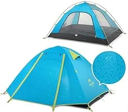 Naturehike P-Series Aluminum Pole Tent for 3 Man, Storm Blue