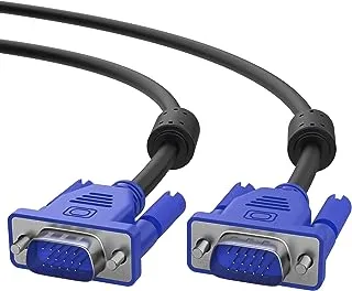 Weduda VGA to VGA Cable 6 feet, 15 pin 1080P Full HD Male to Male Monitor Cable for Computer PC Laptops TV Projectors