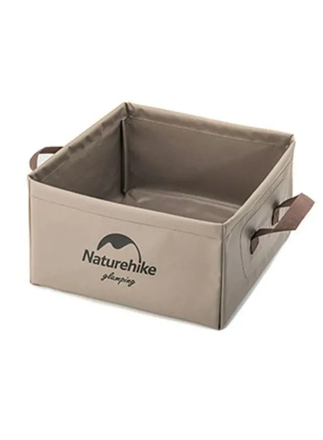Naturehike H030 Foldable Square Bucket Light Brown 13L