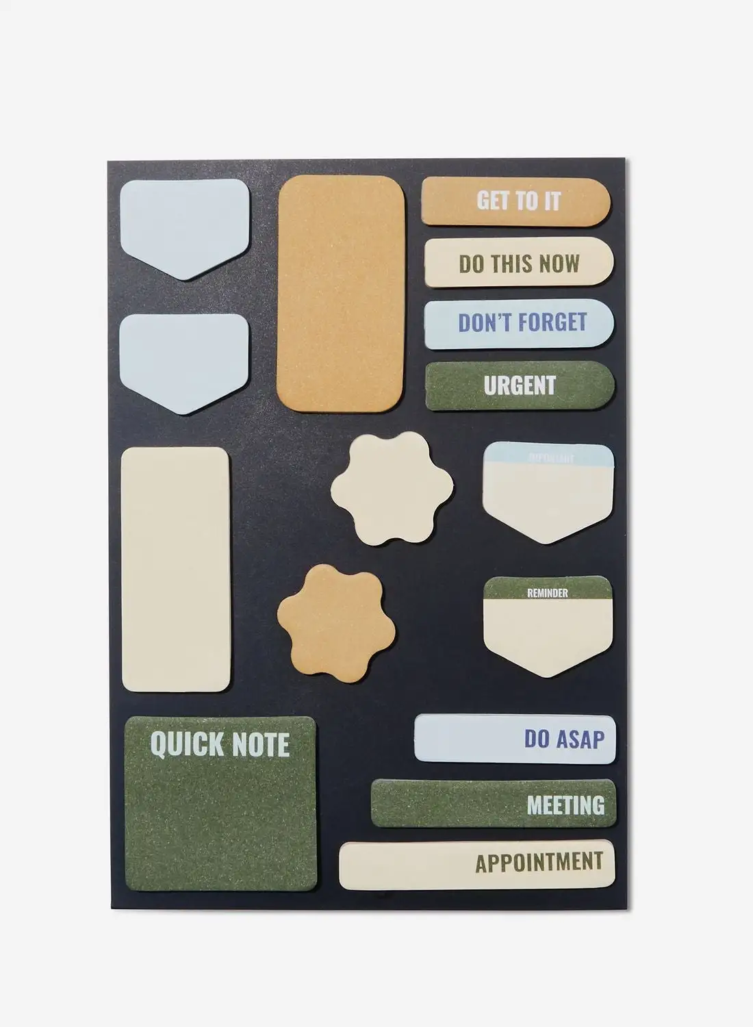 Typo A5 Shaped Sticky Notes