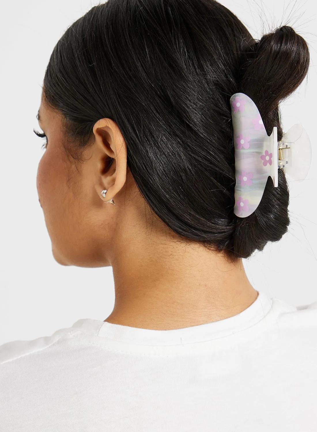 Ginger Floral Hair Claw Clip