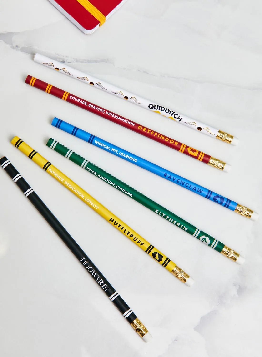 Half Moon Bay Set Of 6 Harry Potter House Pride Pencils