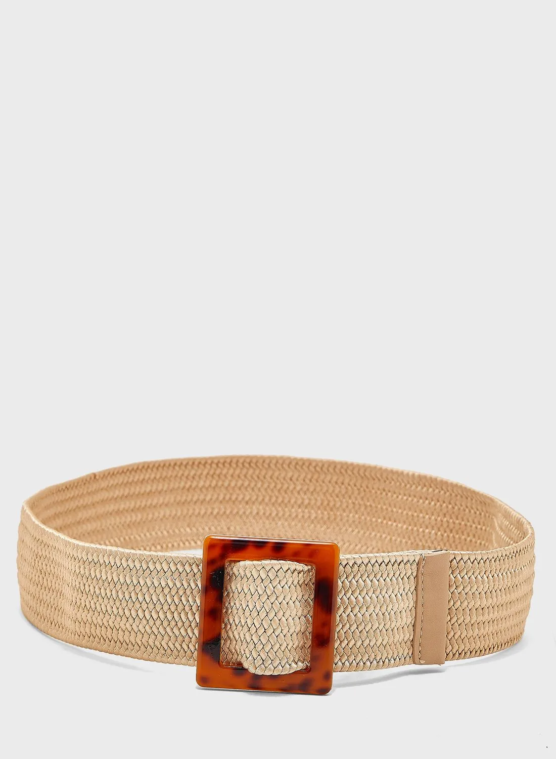 PIECES Woven None Allocated Hole Belt