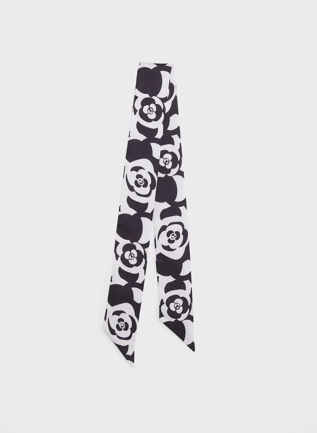 ELLA Rose Mono Print Silky Scarf