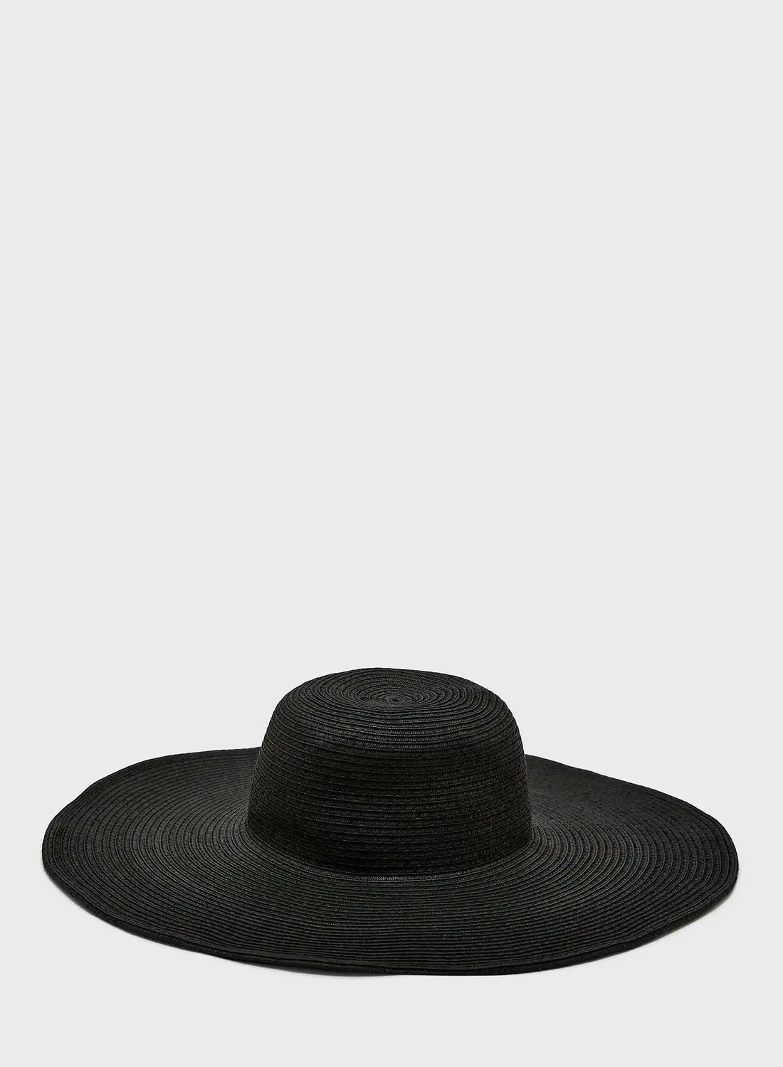 ELLA Wide Brim Straw Fedora Hat