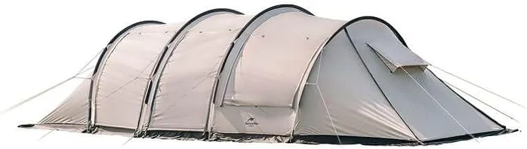 Naturehike Quicksand Cloud Vessel Tunnel Tent with Snow Skirt, Large, Gold