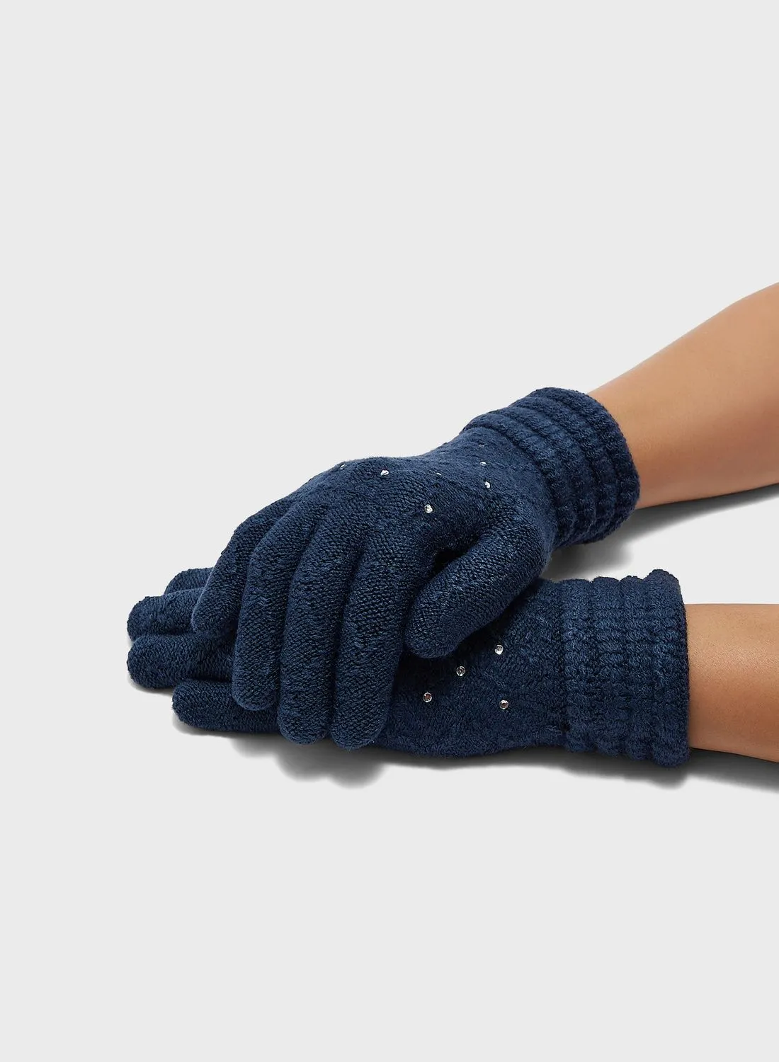 ELLA Diamante Detail Winter Glove