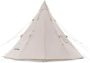 Naturehike Profound 9.6 Cotton Pyramid Tent with Bottom, Golden