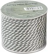 Naturehike Cotton Wind Camping Rope, 4.5 mm x 30 Meter Size, Grey-Green