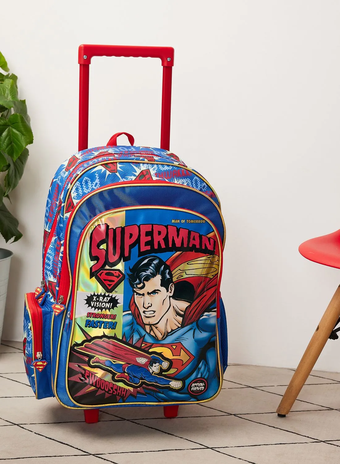 Warner Bros Warner Bros Super Man Back To Schooltrolley Backpack