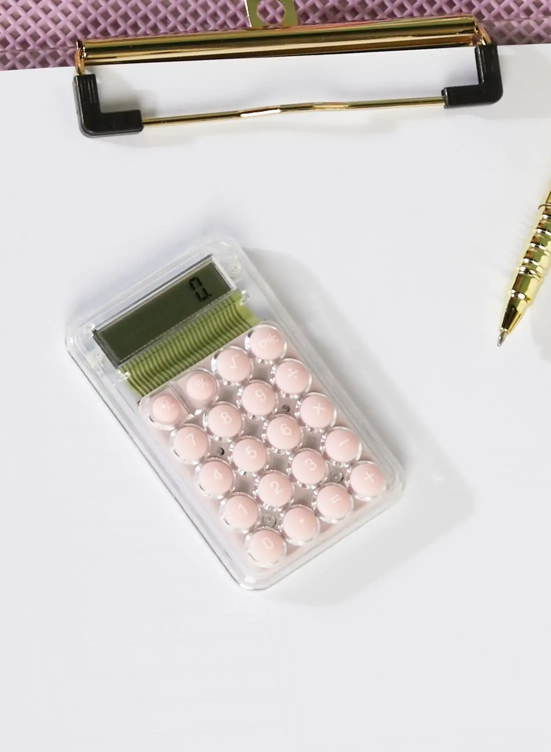 Pink Cactus Pink Clear Calculator