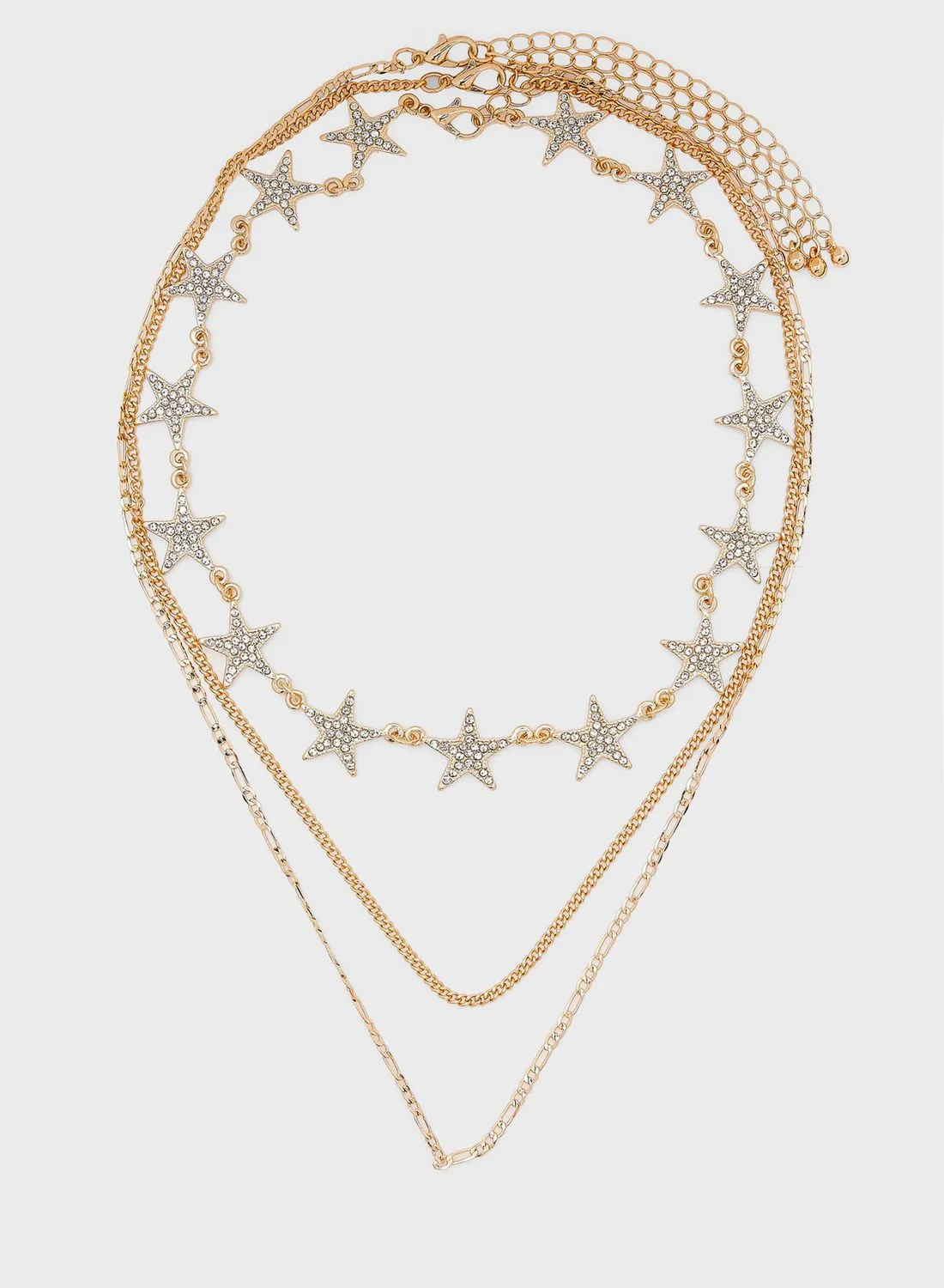Ginger 3 Pack Star Design Necklace