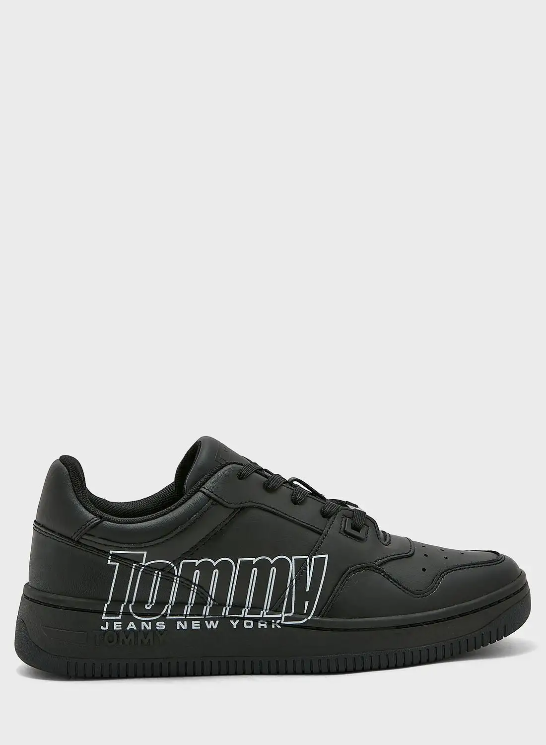 TOMMY JEANS Logo Print Lace Up Sneakers