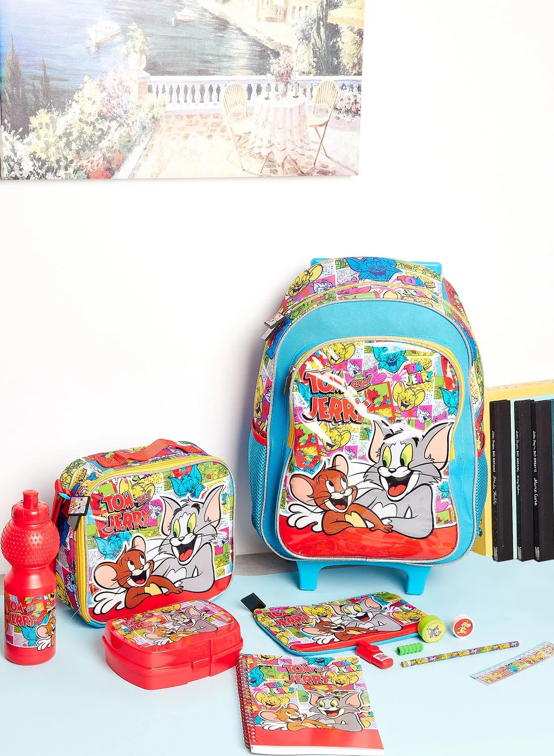 Tom & Jerry Back To School Tom&Jerry 6In1 Trolley Box Set