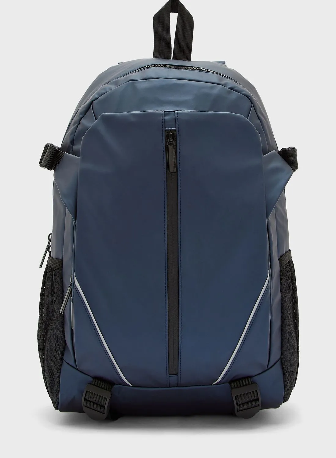 حقيبة ظهر كاجوال عصرية من Seventy Five باللون الأزرق