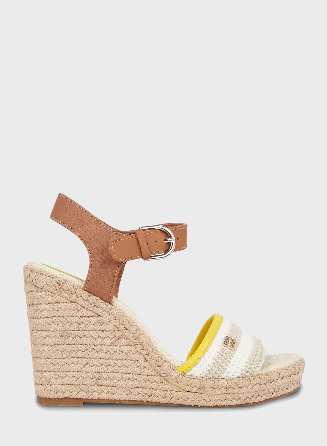 TOMMY HILFIGER Crochet High Wedge Sandals