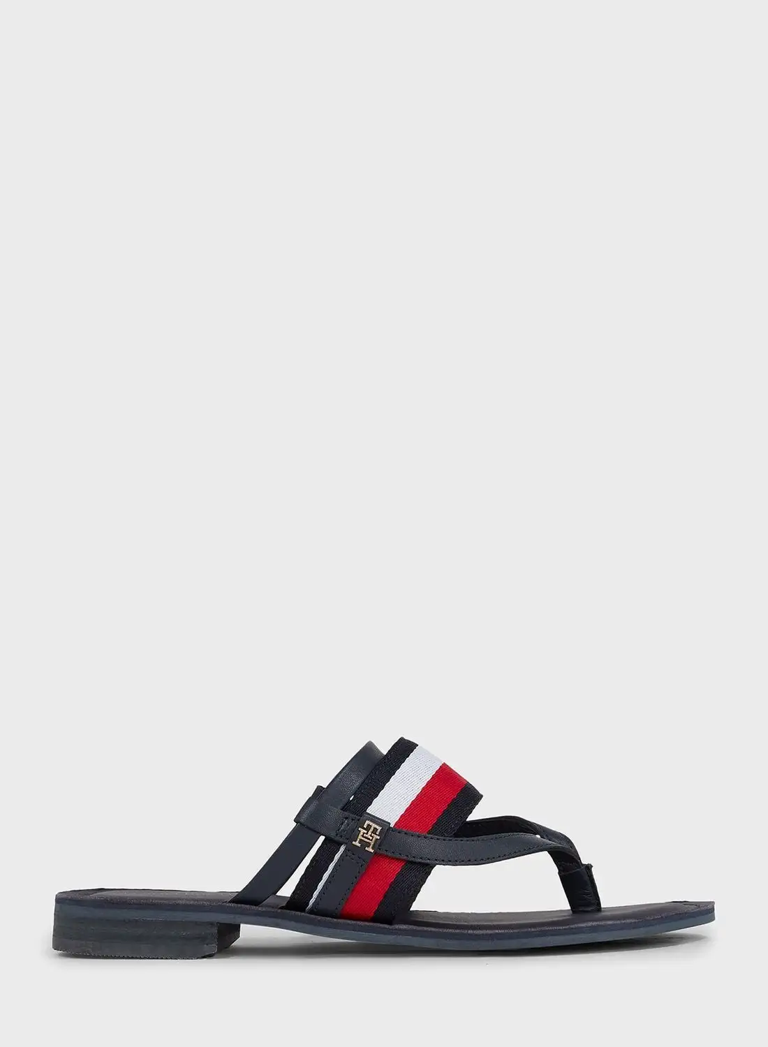 TOMMY HILFIGER Corporate Tape Flat Sandals