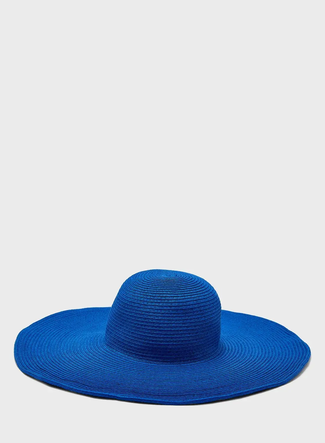 قبعة فيدورا من القش ذات حافة واسعة من إيلا