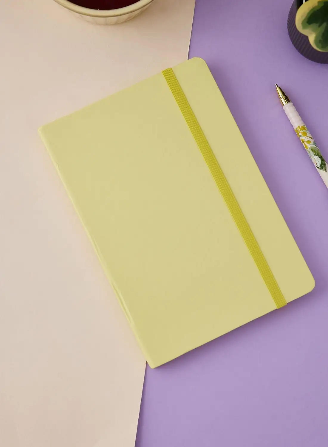 AURORA A5 Pastel Yellow Notebook