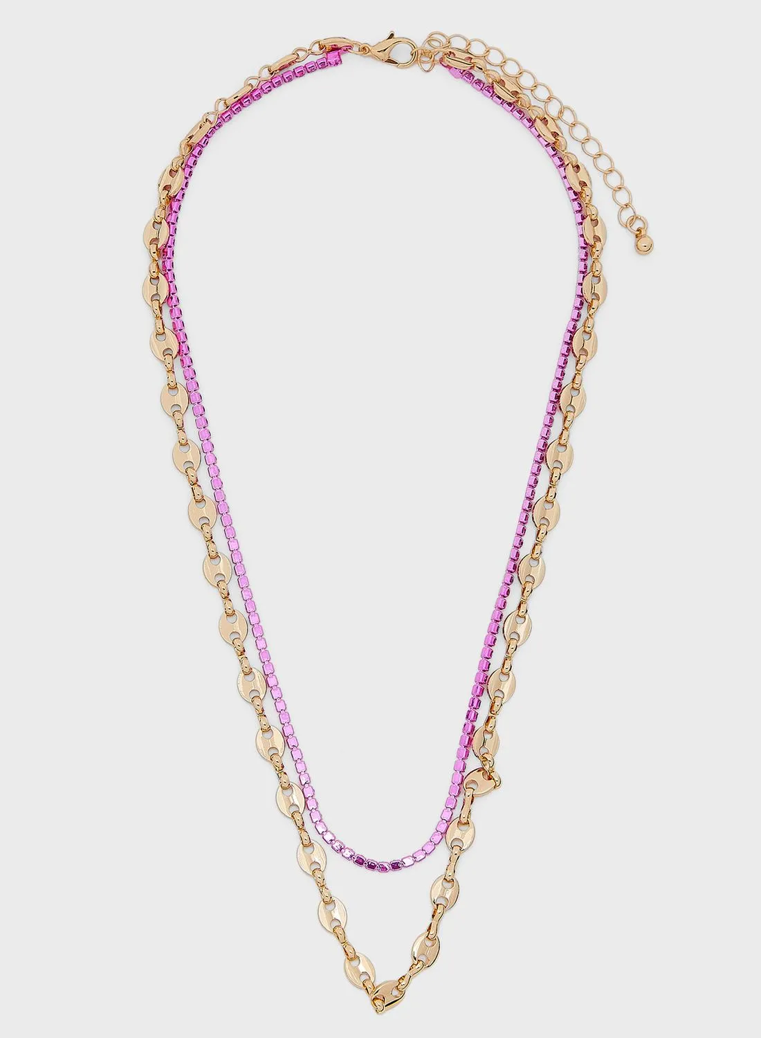 Ginger Layered Chain Necklace
