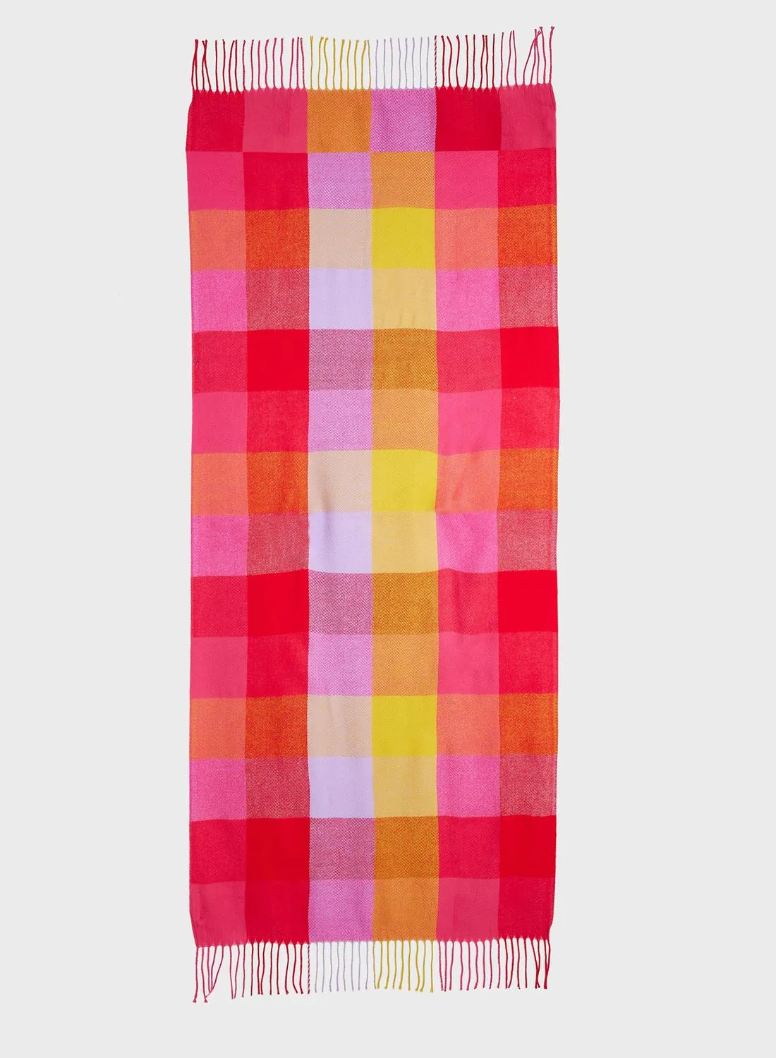 ONLY Onlannali  Check Weaved Scarf