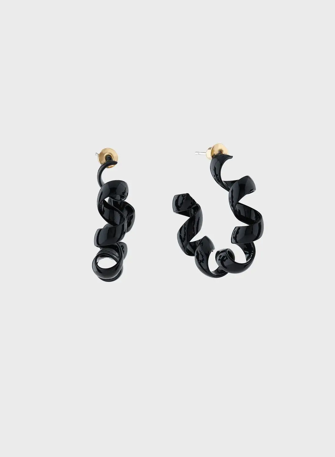 Ginger Spiral Hoop Earrings