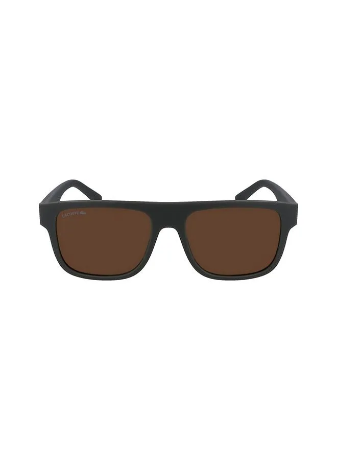 LACOSTE Men Rectangular Sunglasses L6001S-275-5617 Lens Size :  56 mm