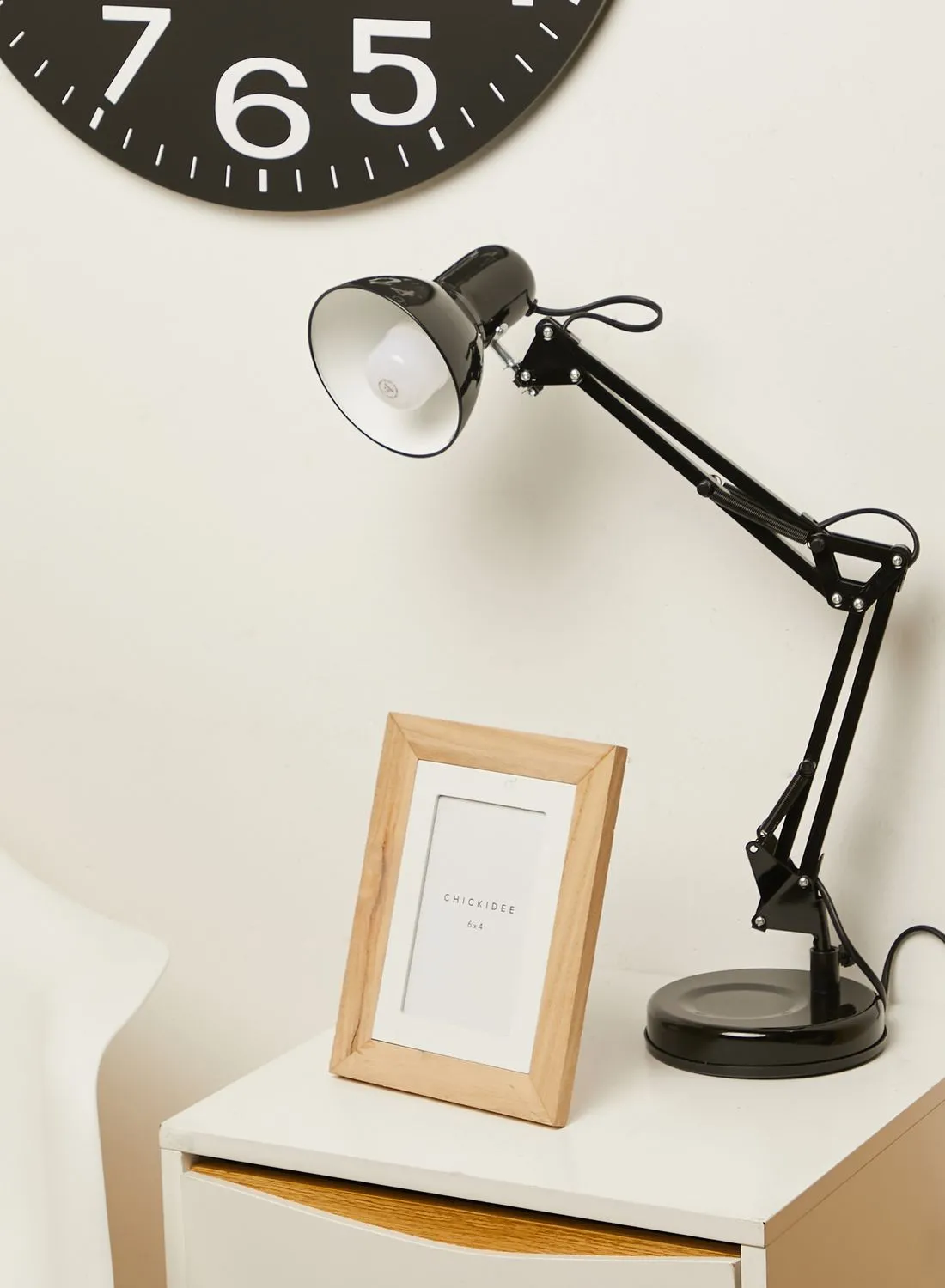 Premier Black Adjustable Studio Desk Lamp
