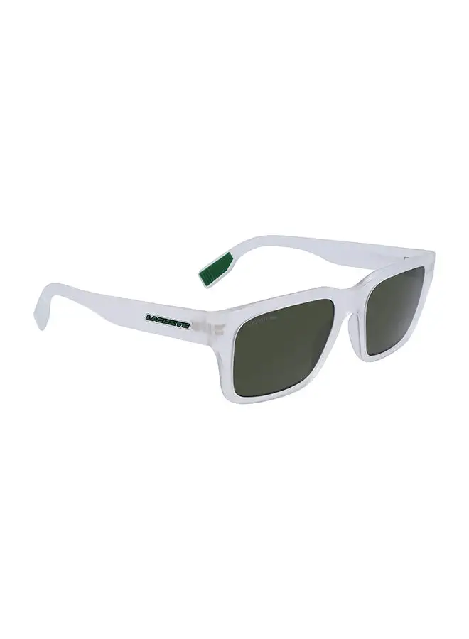 LACOSTE Men's Rectangular Sunglasses - L6004S-970-5519 - Lens Size: 55 Mm