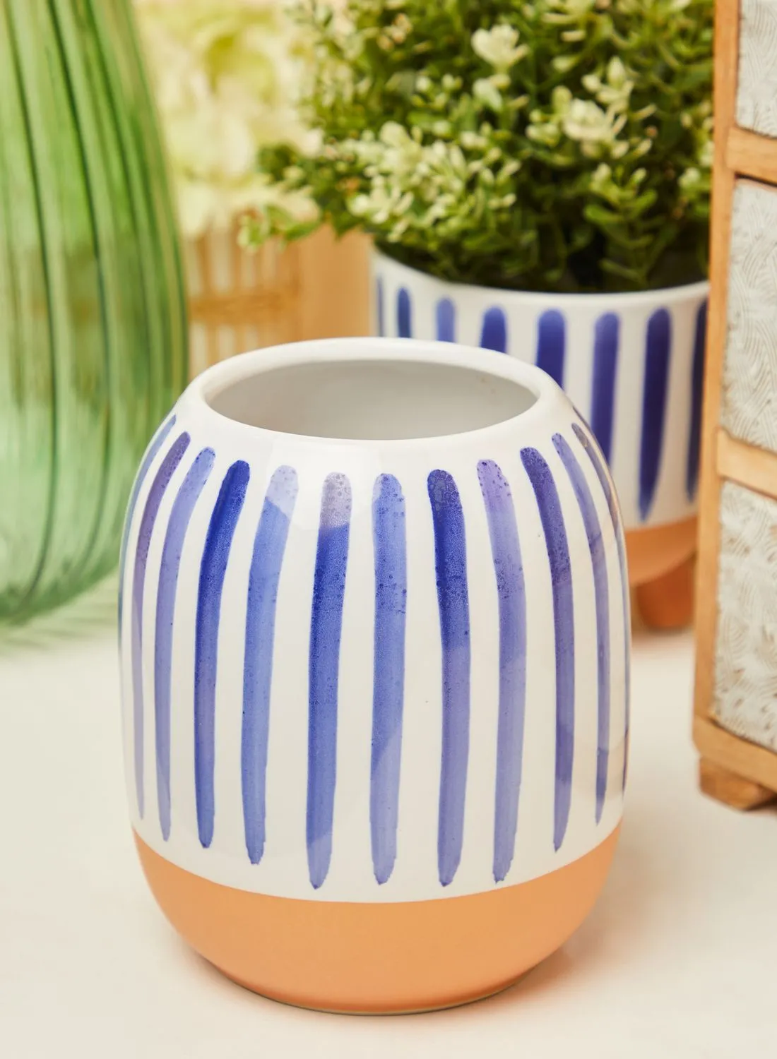 Sass & Belle Stripe Vase Small