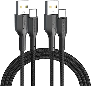 USB C Cable Fast Charger [2Pack/1.2M] Type C Cable 3A USB to Type C Fast Charging & Data Transfer Cable for Samsung Galaxy S23 Ultra S22 S21 S20 Note 20 MacBook iPad Switch PS5 Google Pixel