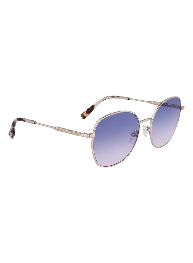 LACOSTE Women's Oval Sunglasses - L257S-714-5618 - Lens Size: 56 Mm
