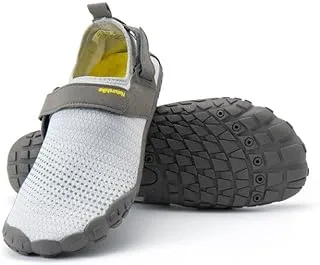 حذاء Naturehike مصنوع من السيليكون مضاد للانزلاق، متوسط، أبيض/رمادي