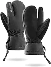 Naturehike Gl12 Three Finger Ski Gloves, Large, Black
