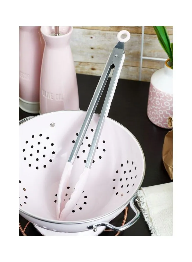 Premier Zing Silicone Tongs Pink OS