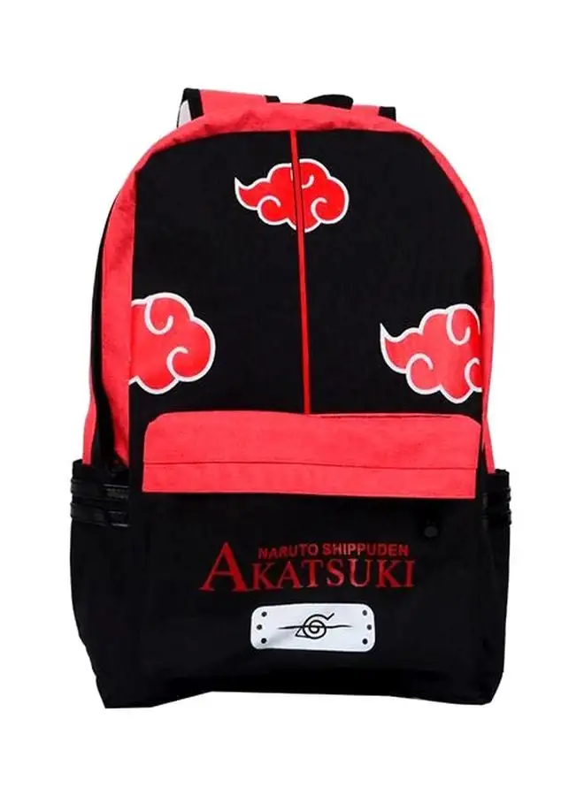 Generic Naruto Themed Backpack Black/Red