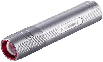 Naturehike Outdoor Handheld Flashlight, Silver