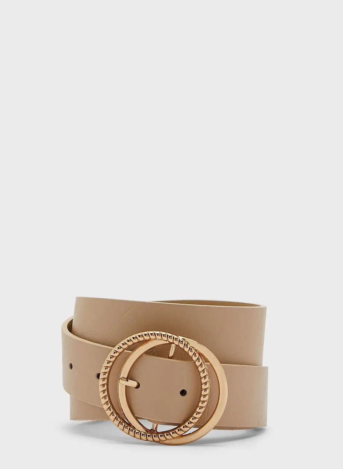 NEW LOOK Double Circle Buckle Belt