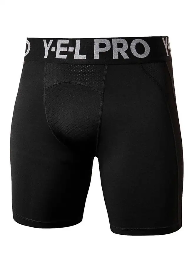 OUTAD Quick Drying Tight Sports Shorts Black