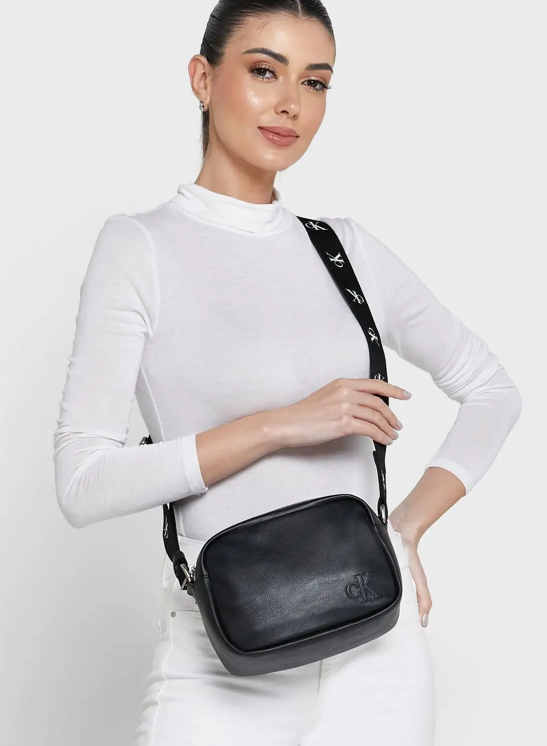 Calvin Klein Jeans Ultralight Double Zip Crossbody Bag