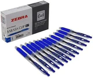 مجموعة أقلام زيبرا JJ15-BL (أزرق، 0.7 ملم)