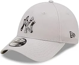 قبعة New Era 9Forty Strapback - INFILL New York Yankees باللون الرمادي