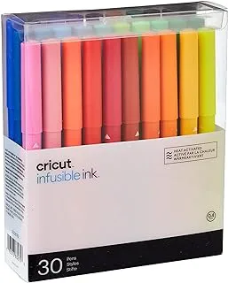 Cricut Pen Set | Ultimate | Fine Point | 30-Pack | for use with Infusible Ink Compatible Blanks EasyPress Autopress