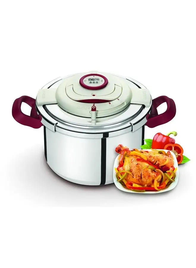 Tefal Clipso Precision 6 Litre Pressure Cooker Stainless Steel P4410762