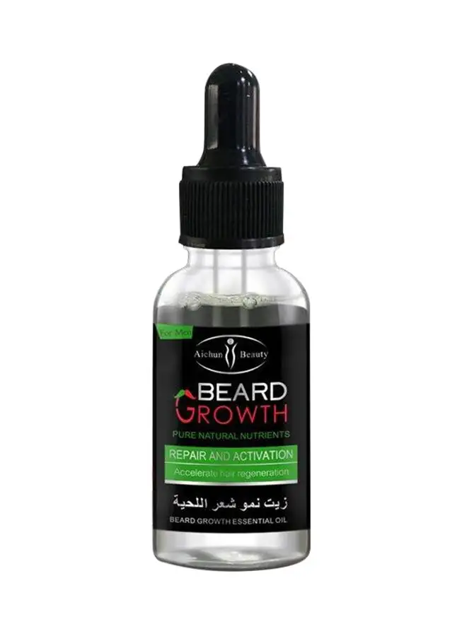 Aichun beauty Beard Growth Natural Oil Clear 30ml