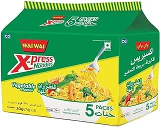 Wai Wai X-Press Vegetable Instant Noodles 5-Pack 70 g