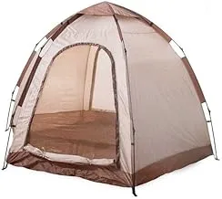 Al Rimaya Camping Tent, 250 x 250 x 180 cm, Beige/Brown
