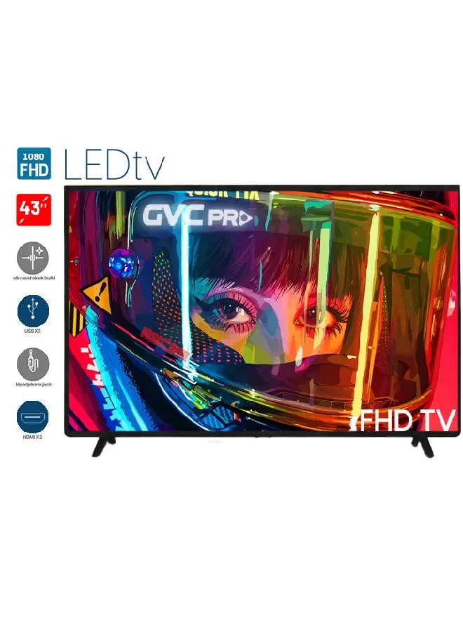 gvc pro 43-Inch FHD Standard TV LD-43TV Black